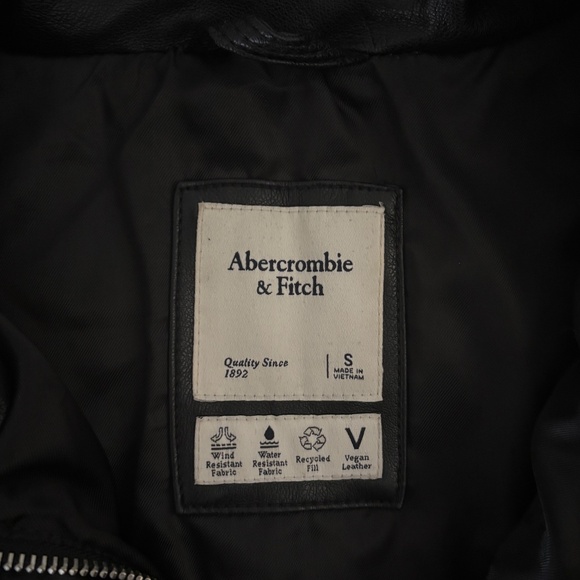 Abercrombie Oversized Leather Jacket - Picture 5 of 5